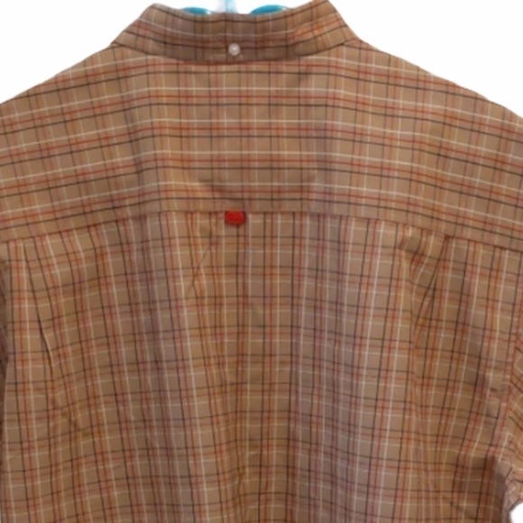 Ecko tan plaid button down shirt XXL - Picture 6 of 8
